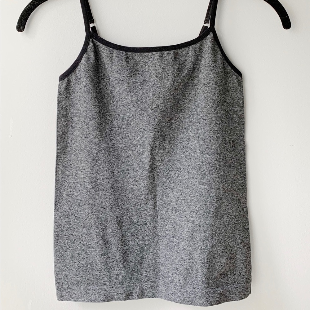 Black and Gray Tank Top - [Y S/M]